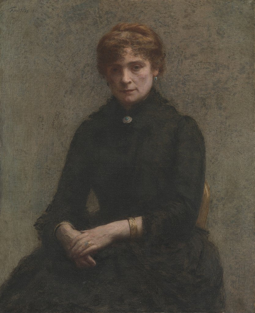 Detail of Portrait of a Woman, 1885 by Henri Fantin-Latour