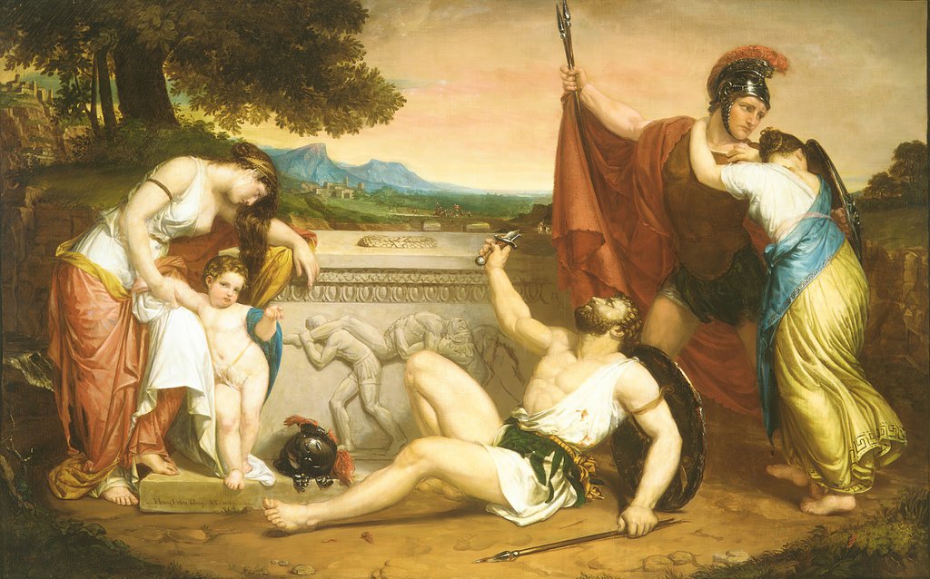 Detail of The Wages of War, 1848 by Henry Peters Gray