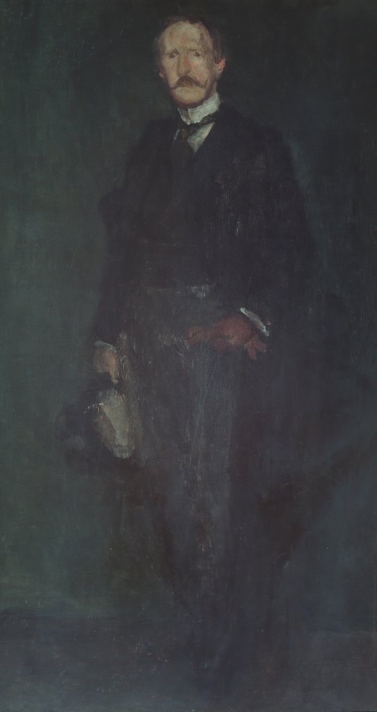 Detail of Edward Guthrie Kennedy, 1893-95 by James Abbott McNeill Whistler