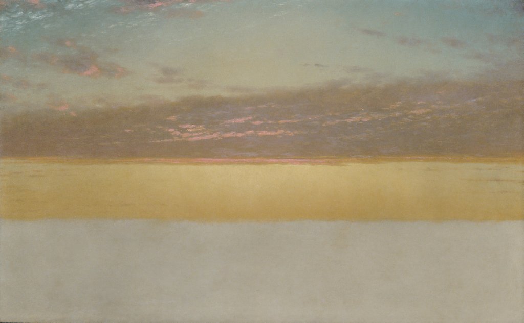 Detail of Sunset Sky, 1872 by John Frederick Kensett