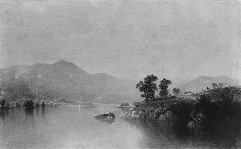 Detail of Lake George, New York, 1872 by John Frederick Kensett