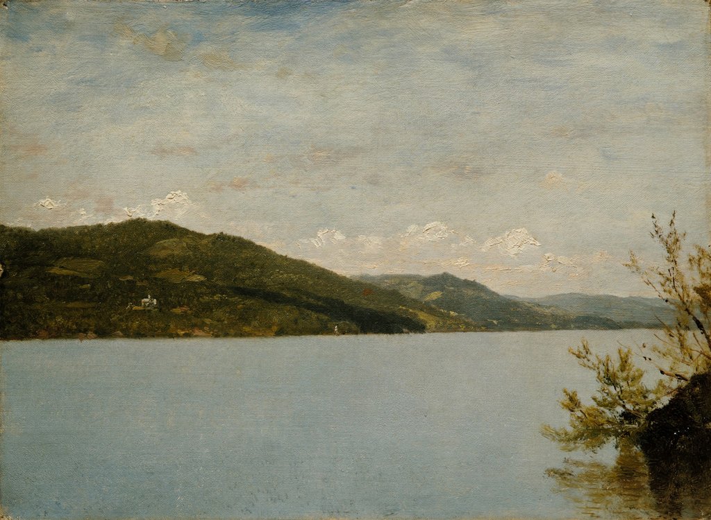 Detail of Lake George, 1872, 1872 by John Frederick Kensett