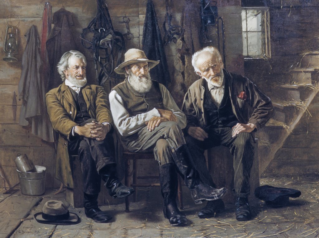 Detail of To Decide the Question, 1897 by John George Brown