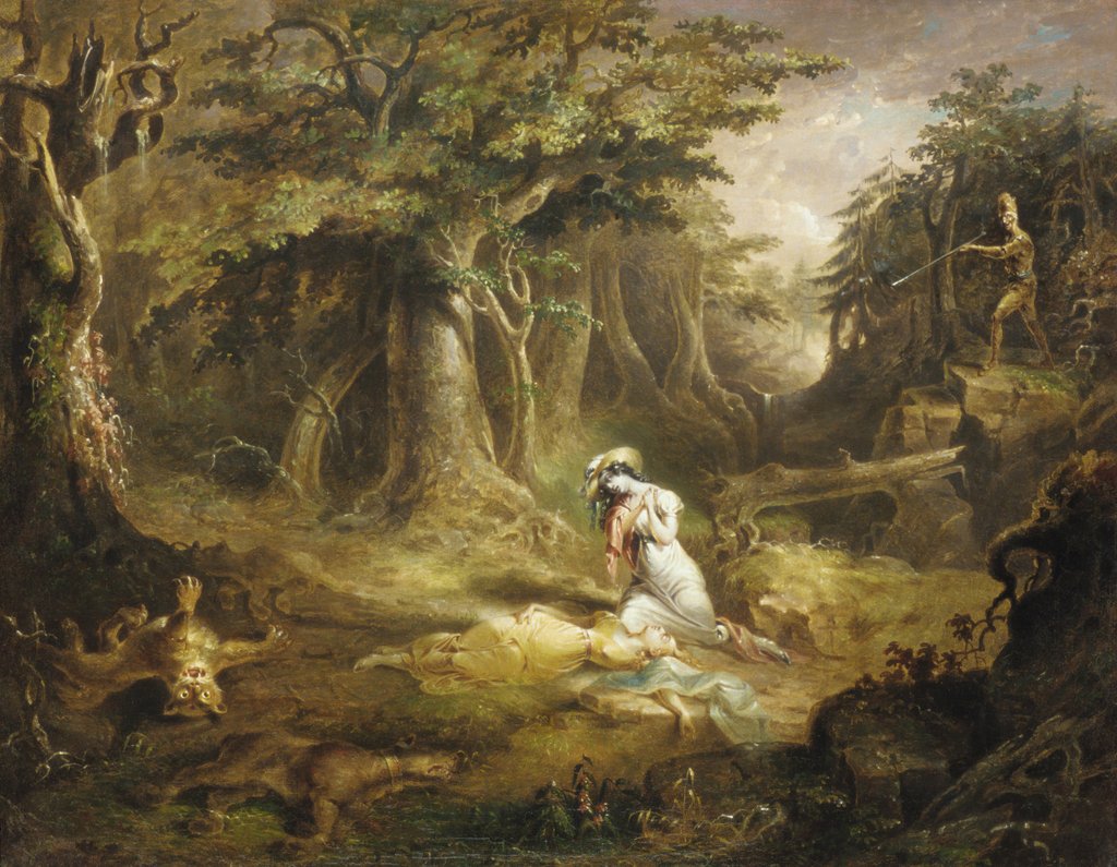 Detail of Leatherstocking's Rescue, 1832 by John Quidor