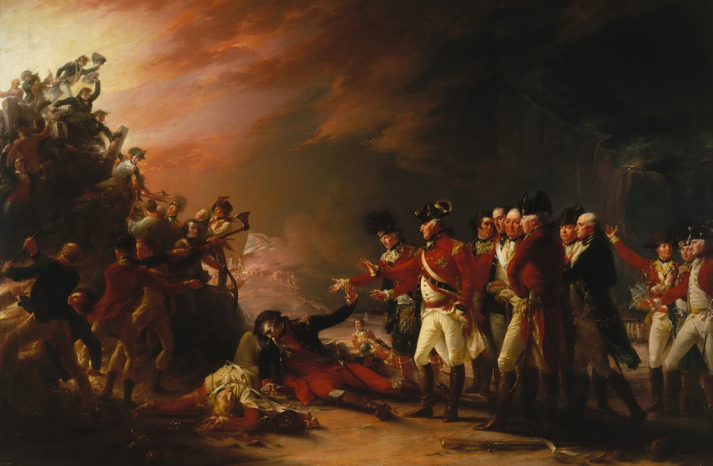 Detail of The Sortie Made by the Garrison of Gibraltar, 1789 by John Trumbull