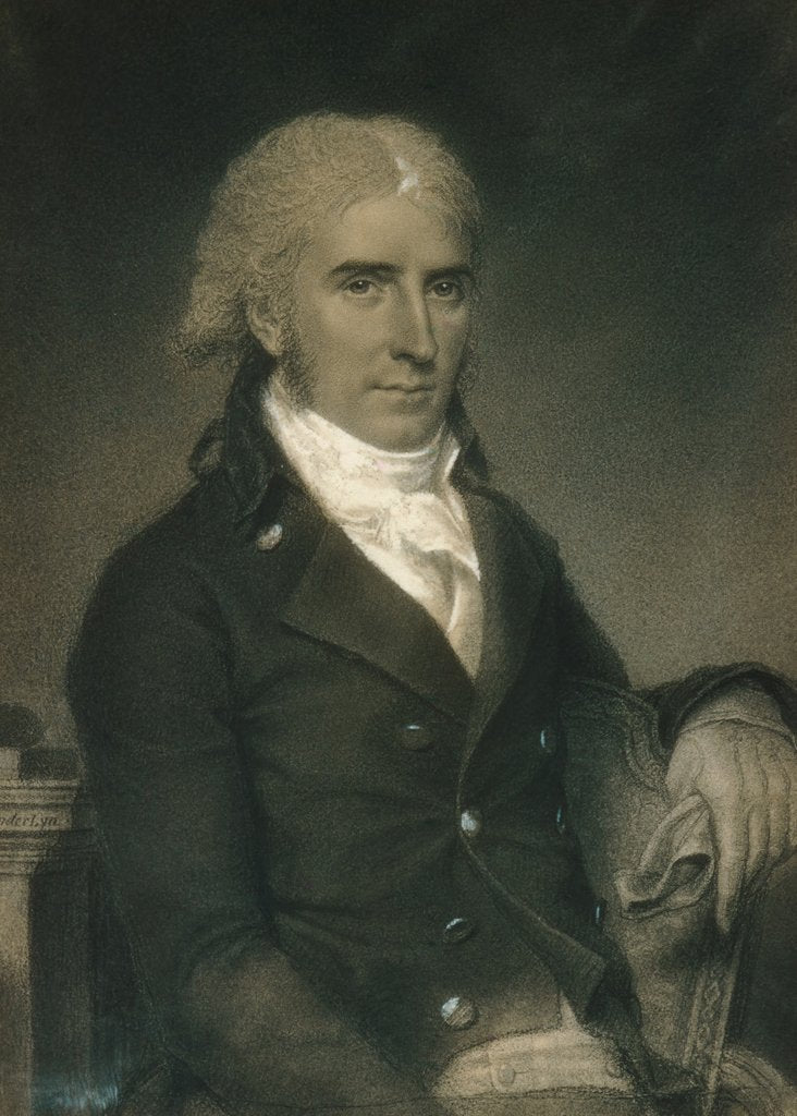 Detail of Daniel Strobel, Jr., ca. 1799 by John Vanderlyn