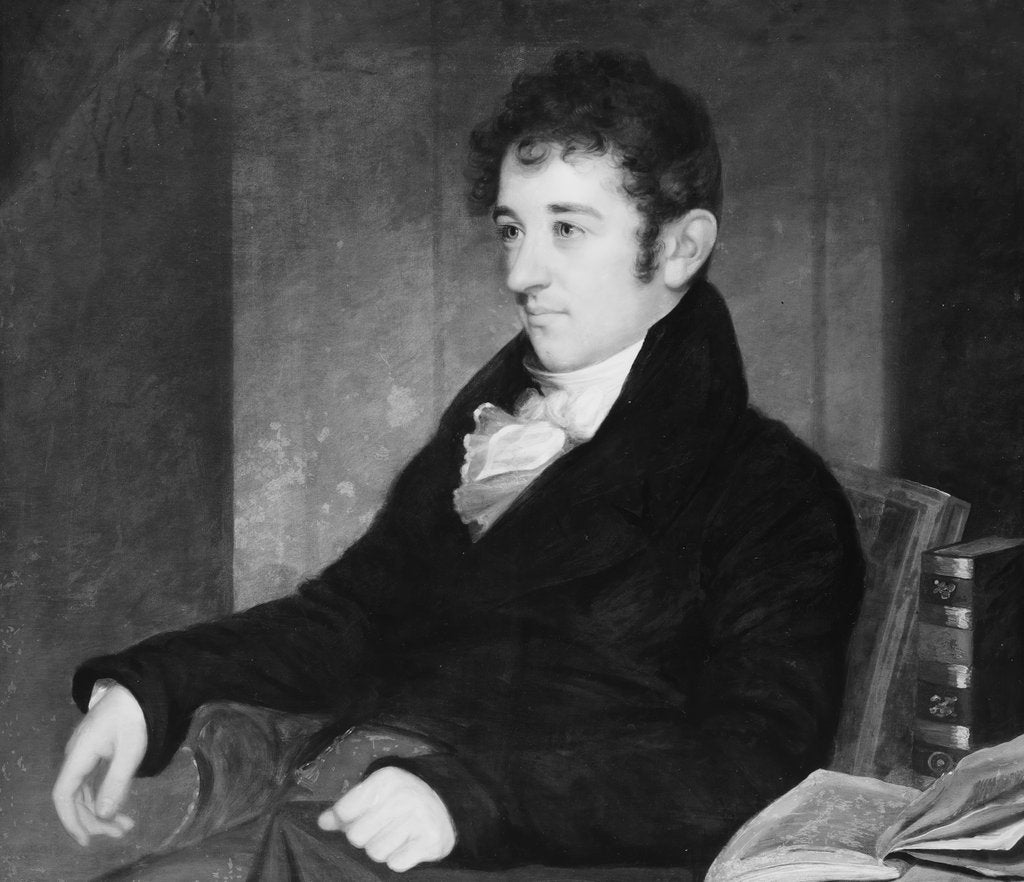 Detail of Gulian Verplanck, ca. 1811 by John Wesley Jarvis