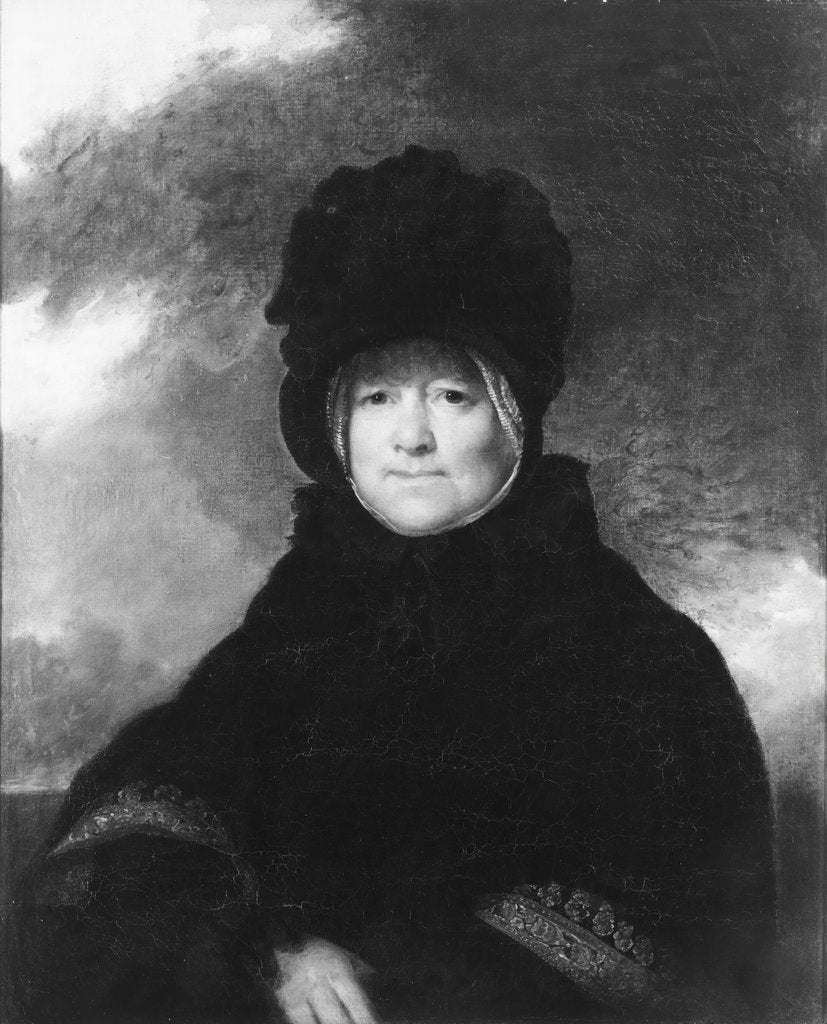 Detail of Mrs. William Thomas, ca. 1813 by John Wesley Jarvis