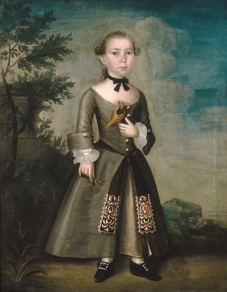 Detail of James Badger, 1760 by Joseph Badger