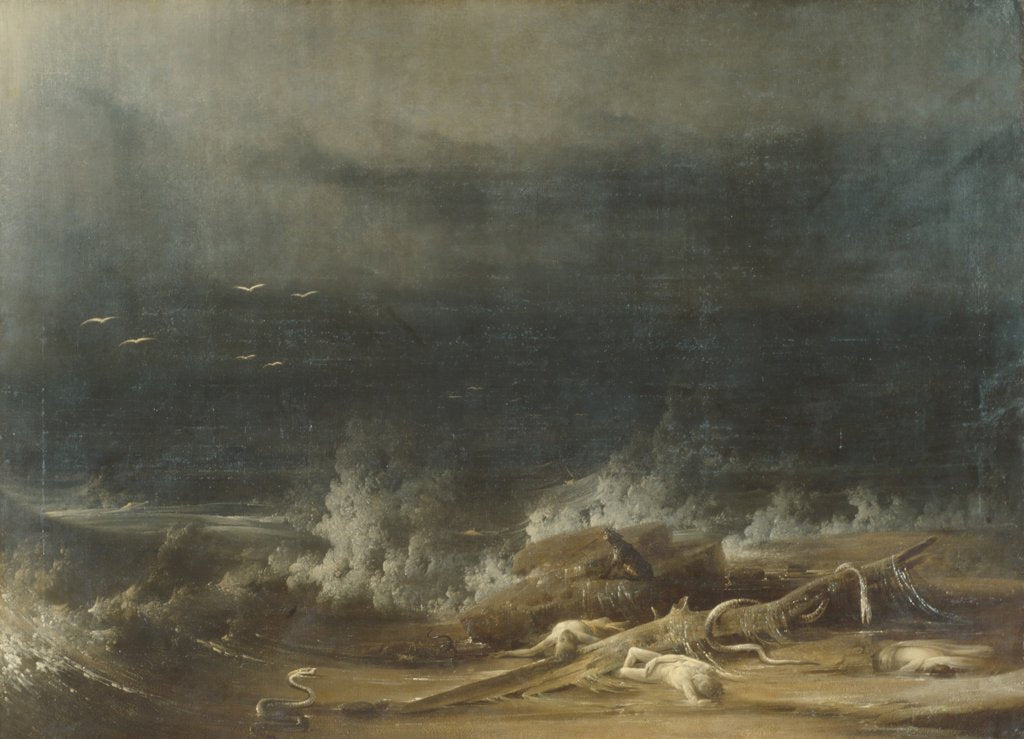 Detail of The Deluge towards Its Close, ca. 1813 by Joshua Shaw