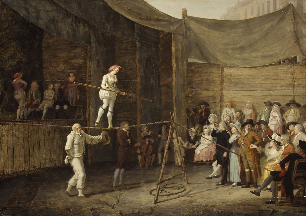 Detail of The Rope Dance by Léonard Defrance