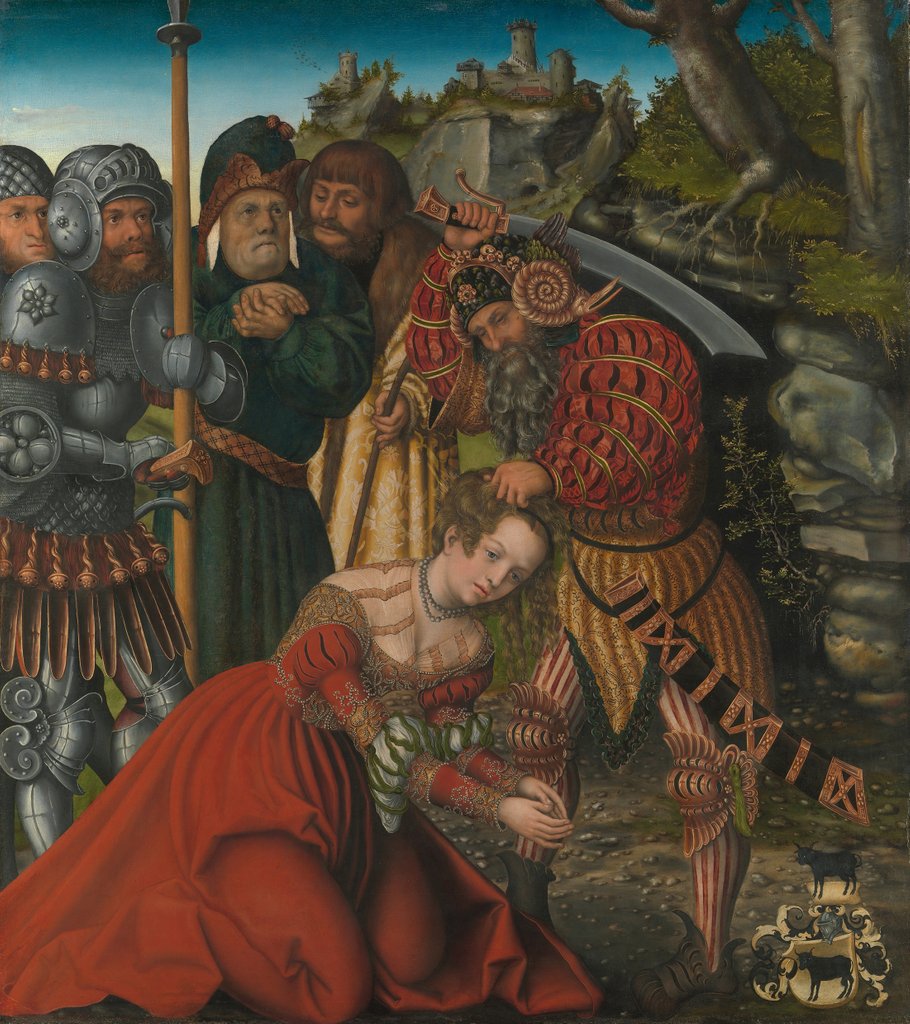 Detail of The Martyrdom of Saint Barbara, ca. 1510 by Lucas Cranach the Elder