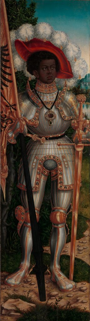 Detail of Saint Maurice, ca. 1520-25 by Lucas Cranach the Elder