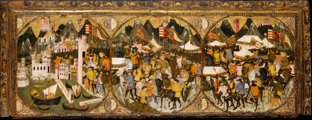 Detail of The Conquest of Naples by Charles of Durazzo, 1381-82 by Master of Charles of Durazzo