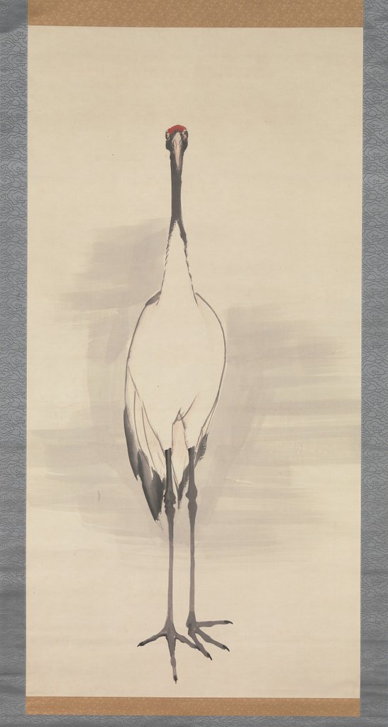 Detail of Cranes, 1780s by Nagasawa Rosetsu