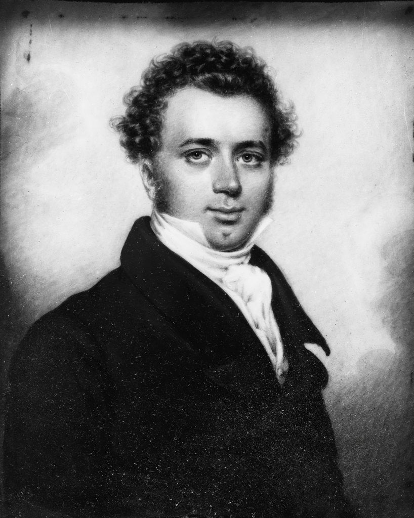 Detail of Jean Pierre Barre, ca. 1820 by Nathaniel Rogers