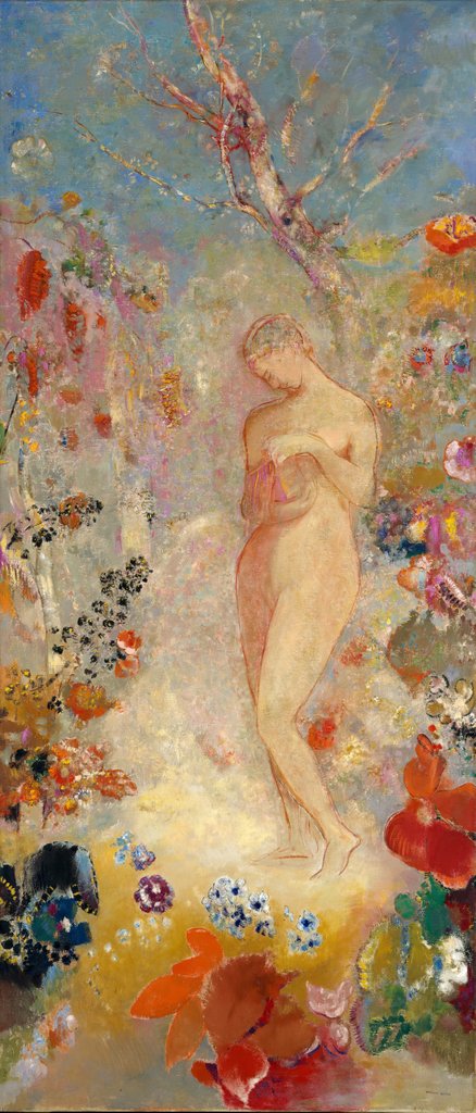 Detail of Pandora, ca. 1914 by Odilon Redon
