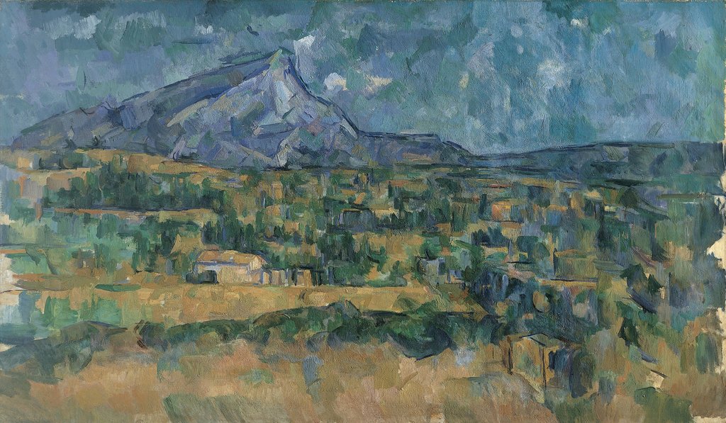 Detail of Mont Sainte-Victoire, ca. 1902-6 by Paul Cezanne