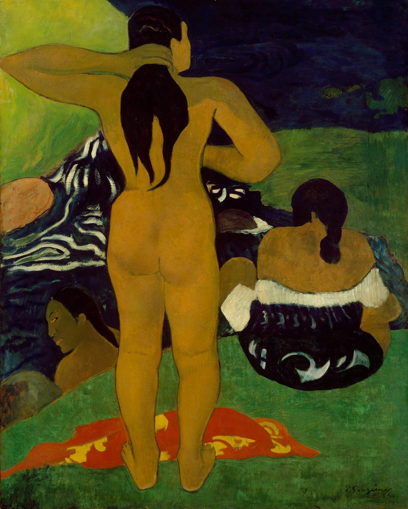 Detail of Tahitian Women Bathing, 1892 by Paul Gauguin