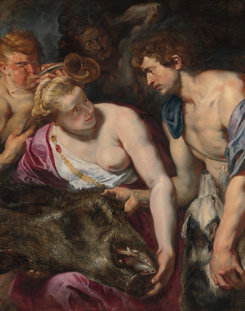 Detail of Atalanta and Meleager, ca. 1616 by Peter Paul Rubens