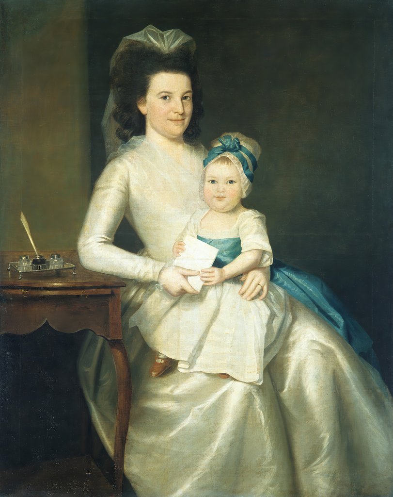 Detail of Lady Williams and Child, 1783 by Ralph Earl