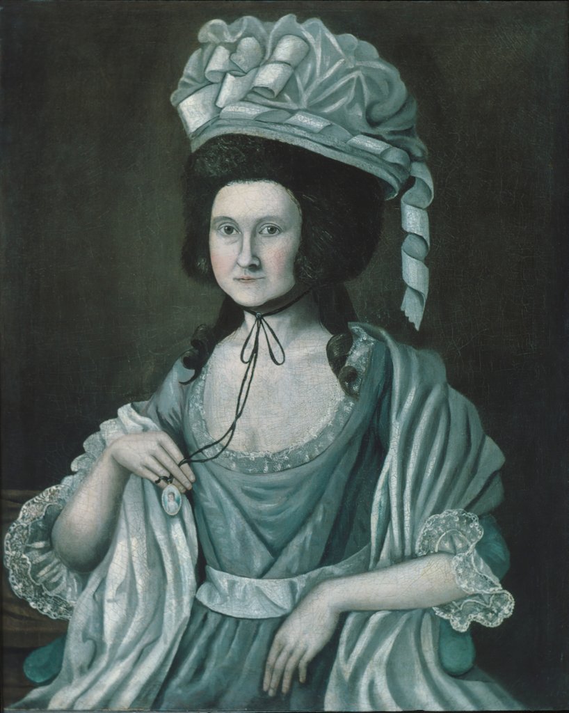 Detail of Sally Sanford Perit, 1790 by Reuben Moulthrop