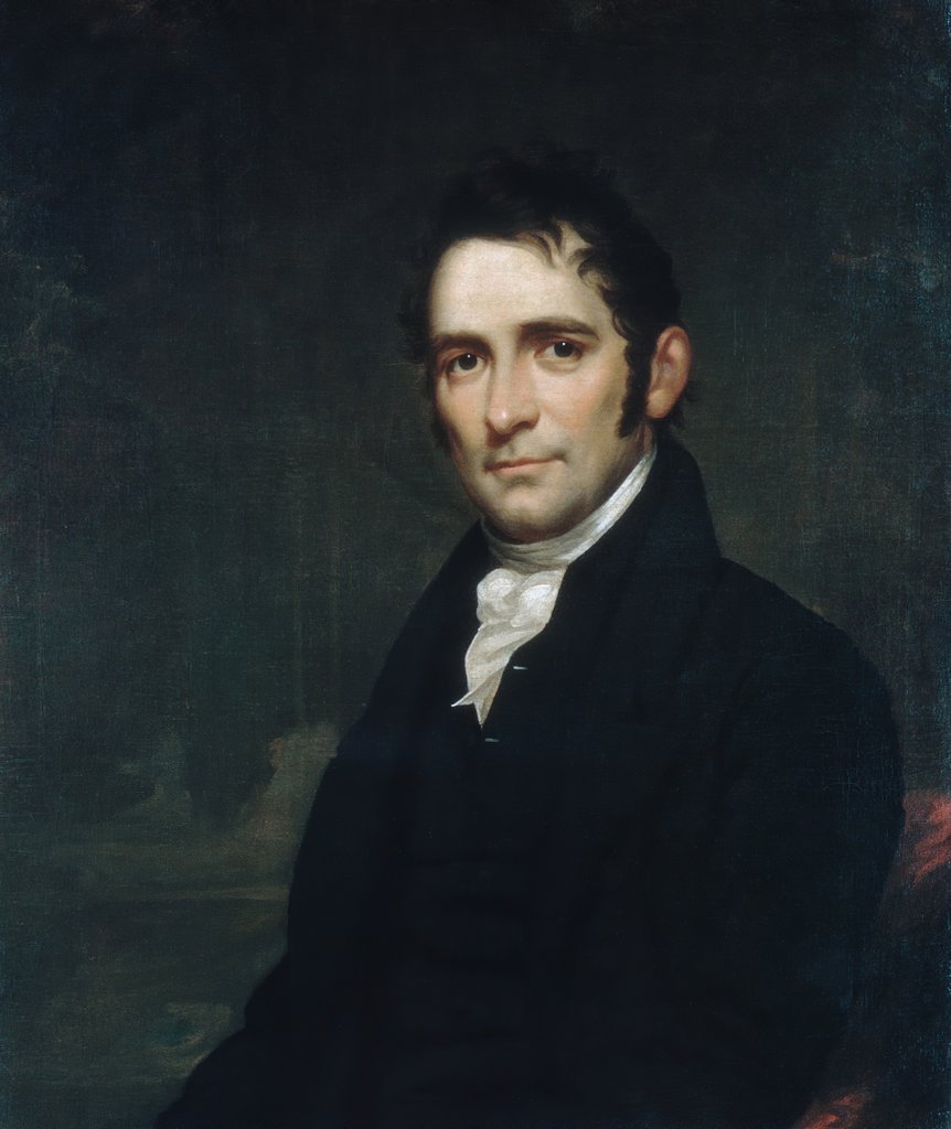 Detail of The Reverend John Brodhead Romeyn, ca. 1817-20 by Samuel Lovett Waldo