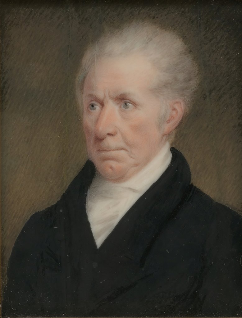 Detail of Gilbert Stuart, ca. 1825 by Sarah Goodridge