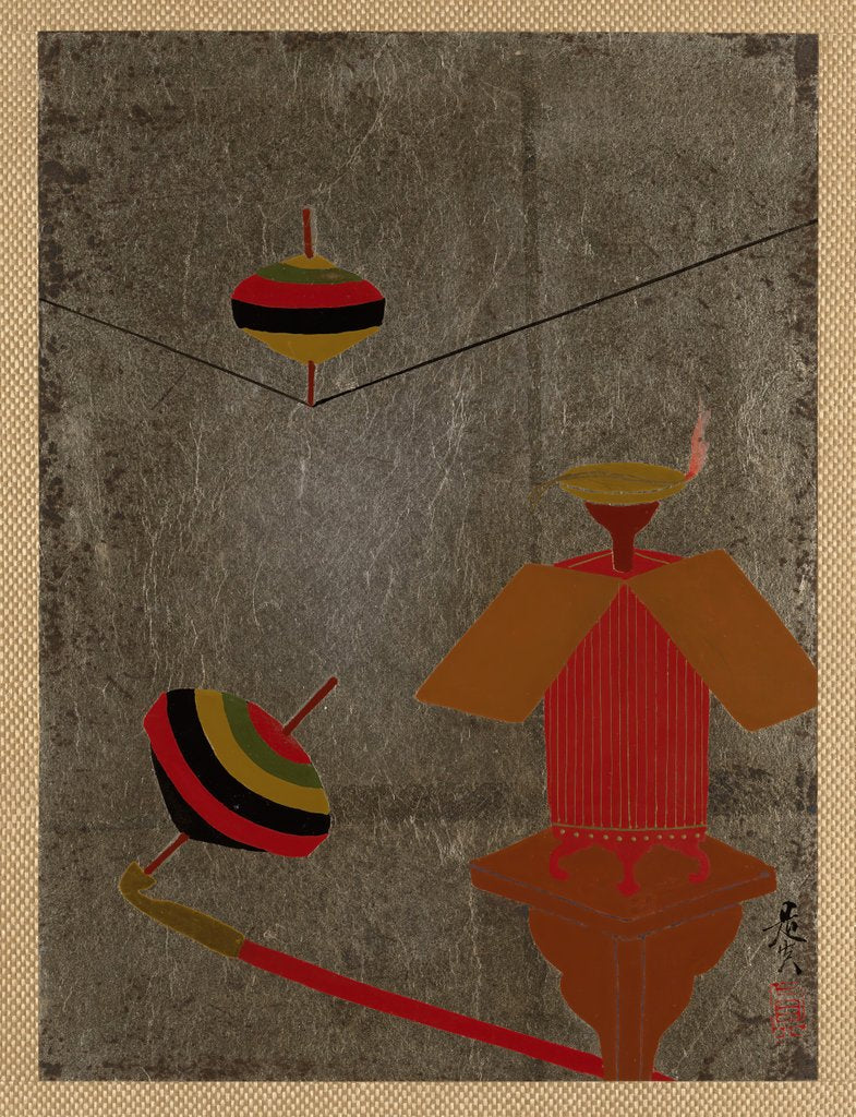 Detail of Tops by Shibata Zeshin