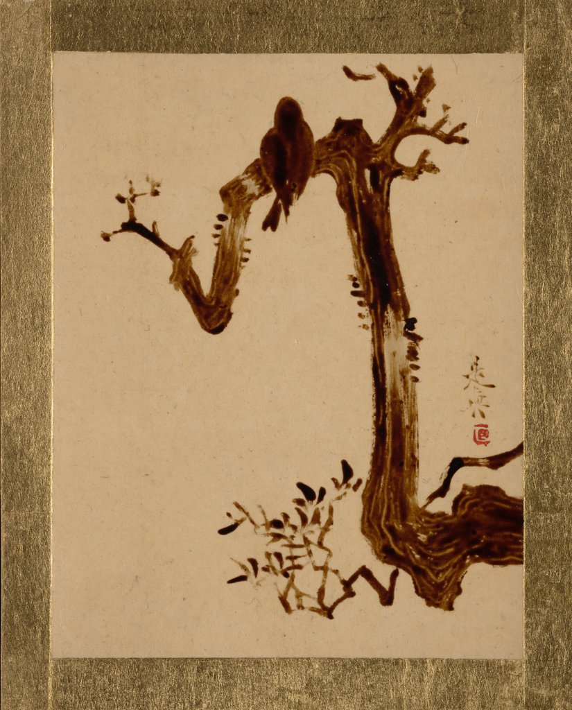 Detail of Crow on Tree by Shibata Zeshin
