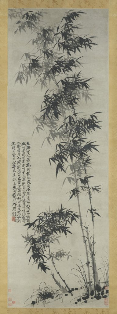 Detail of Bamboo in Wind and Rain, ca. 1694 by Shitao