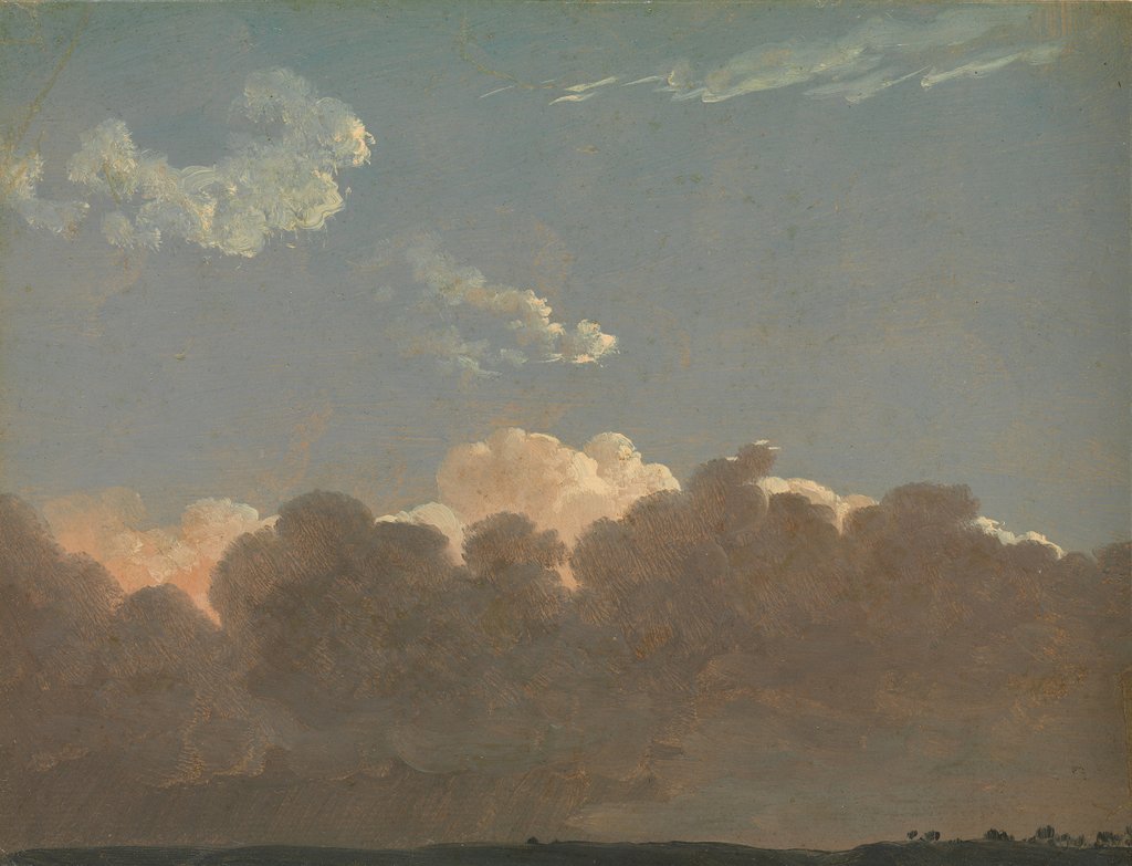 Detail of Cloud Study, ca. 1786-1806 by Simon Alexandre Clement Denis