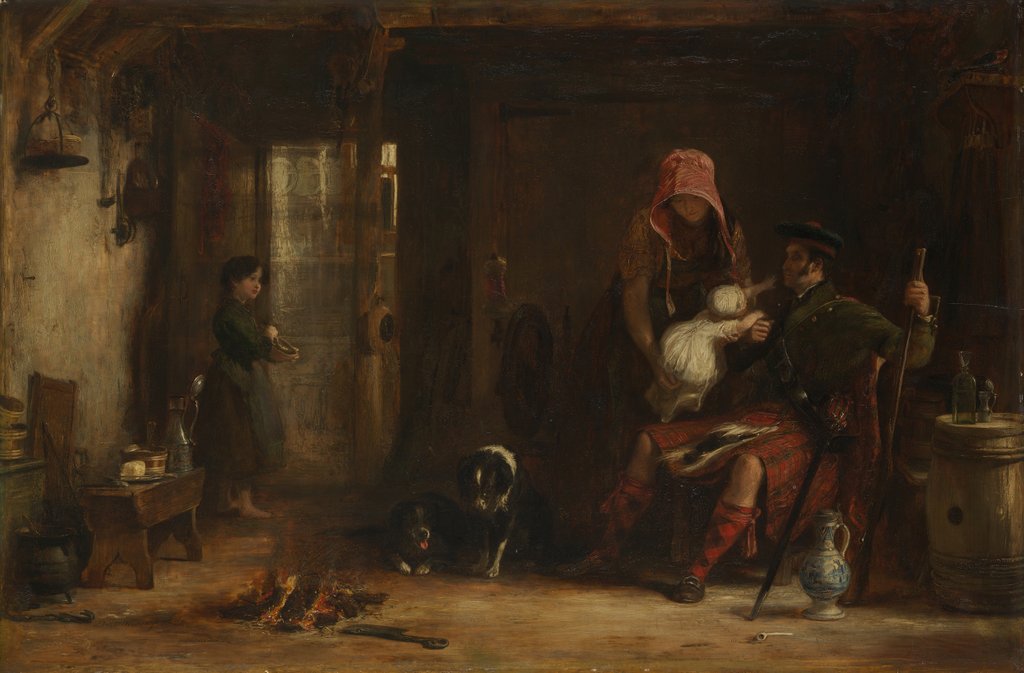 Detail of The Highland Family, 1824 by David Wilkie