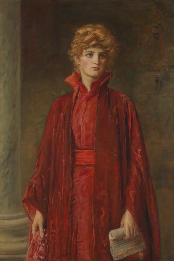 Detail of Portia, 1886 by John Everett Millais
