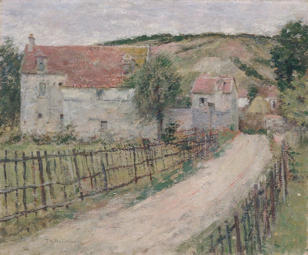 Detail of The Old Mill, ca. 1892 by Theodore Robinson