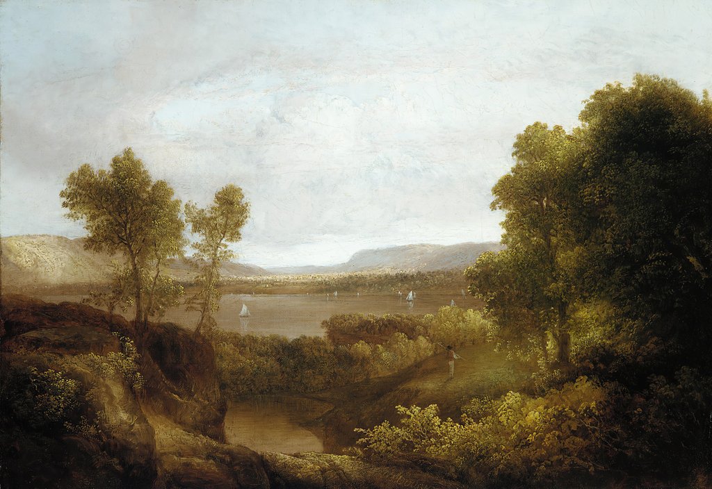 Detail of On the Hudson, 1830-35 by Thomas Doughty
