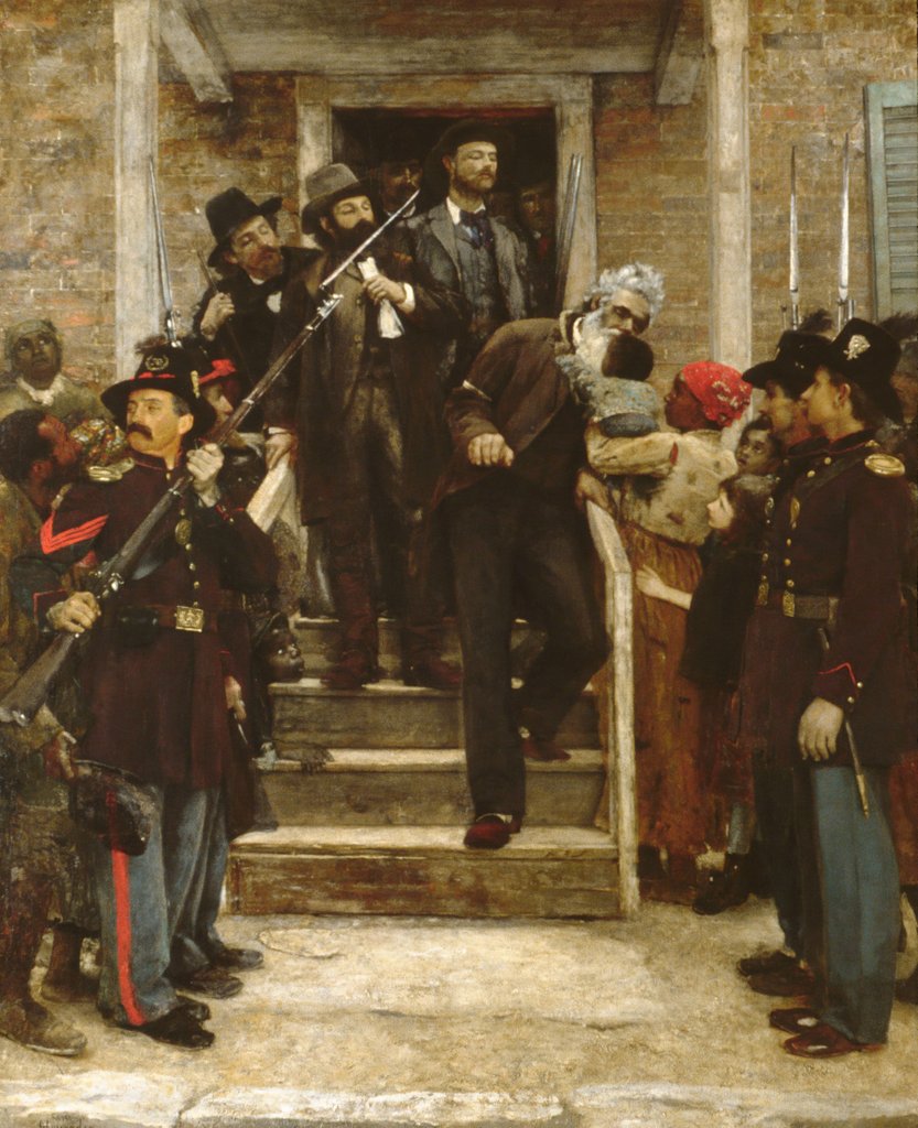 Detail of The Last Moments of John Brown, 1882-84 by Thomas Hovenden