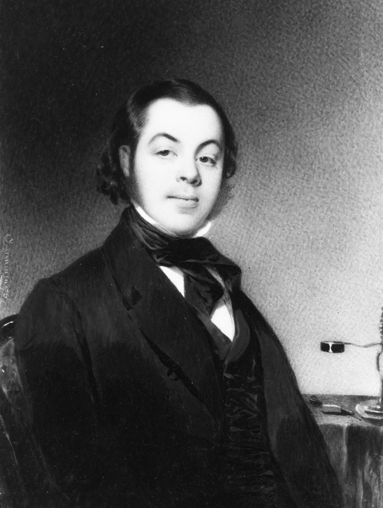 Detail of Benson John Lossing, ca. 1835 by Thomas Seir Cummings