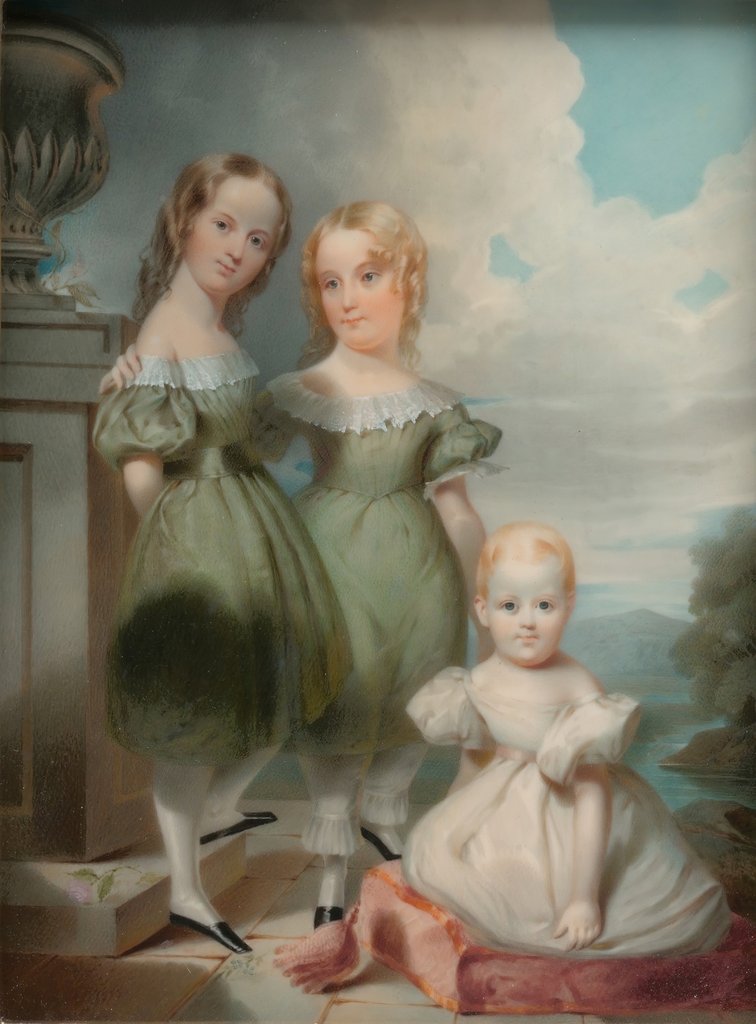 Detail of The Children of Homer Ramsdell, Esq., 1842 by Thomas Seir Cummings