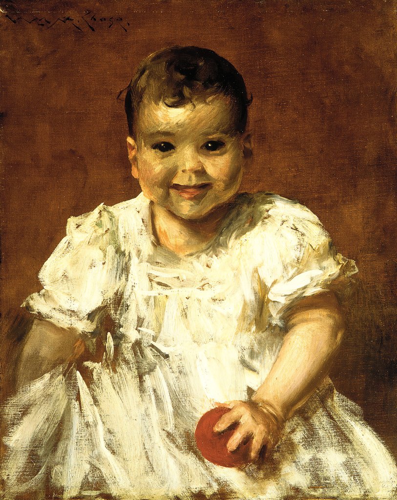 Detail of Roland, ca. 1902 by William Merritt Chase