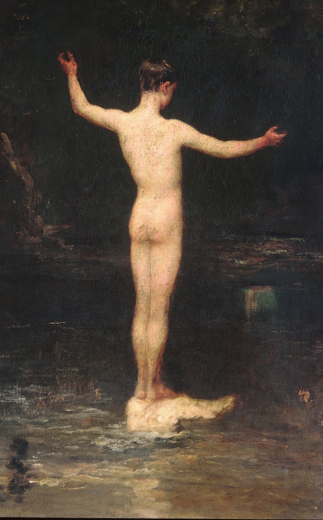 Detail of The Bathers, 1877 by William Morris Hunt