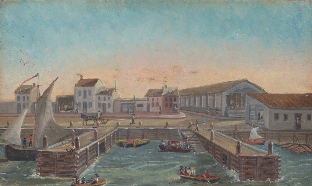 Detail of Old Ferry Stairs, 1870s by William P. Chappel
