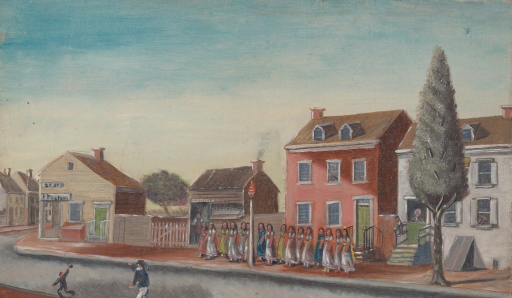 Detail of Tea Party, 1870s by William P. Chappel