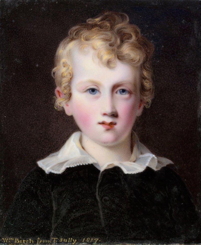 Detail of Brock Livingston Delaplaine, 1817 by William Russell Birch