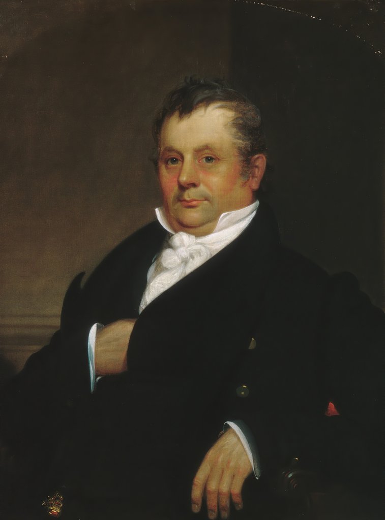 Detail of Gideon Tucker, 1830 by William Sidney Mount