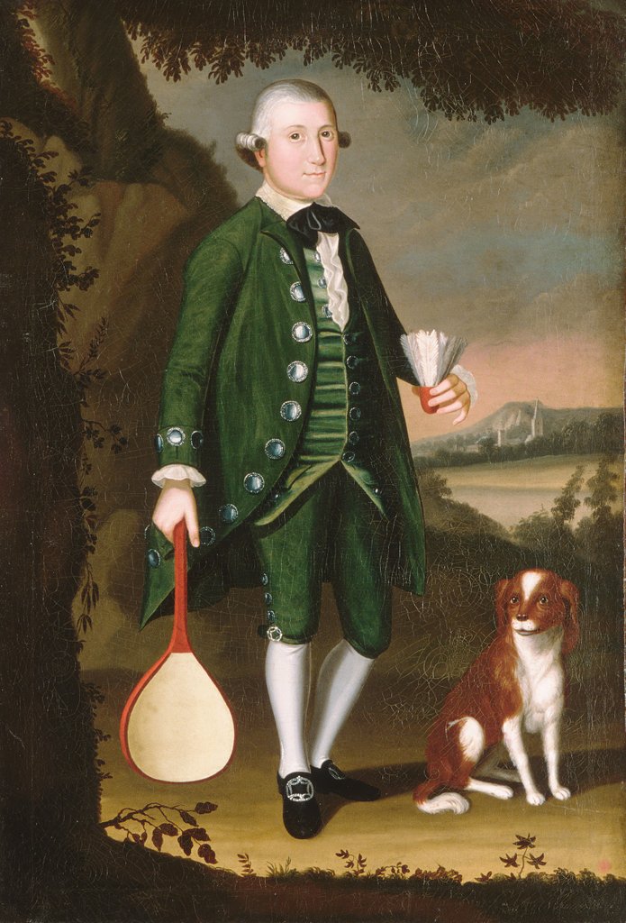 Detail of Portrait of a Boy, Probably of the Crossfield Family, ca. 1770-75 by William Williams