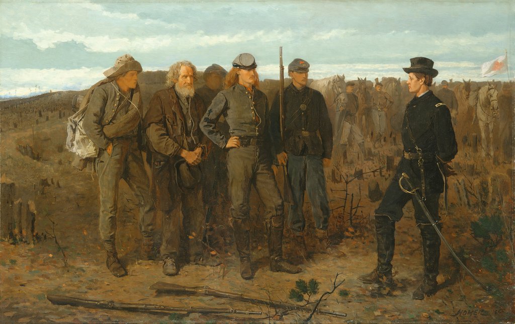 Detail of Prisoners from the Front, 1866 by Winslow Homer