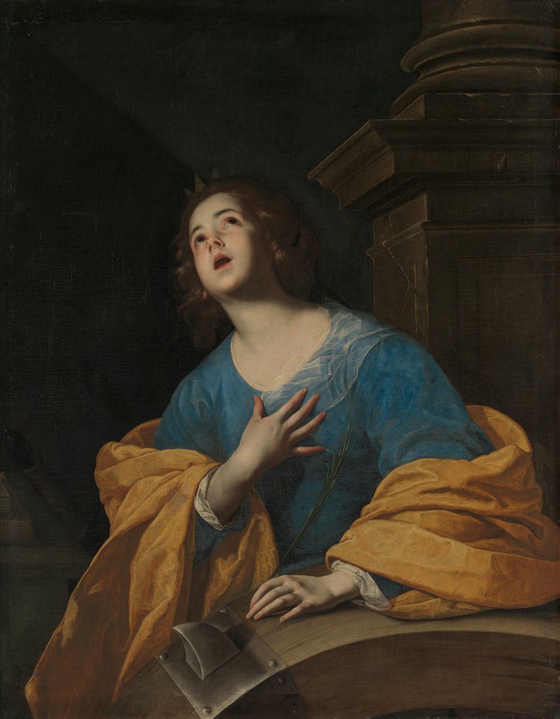 Detail of Saint Catherine of Alexandria by Unknown