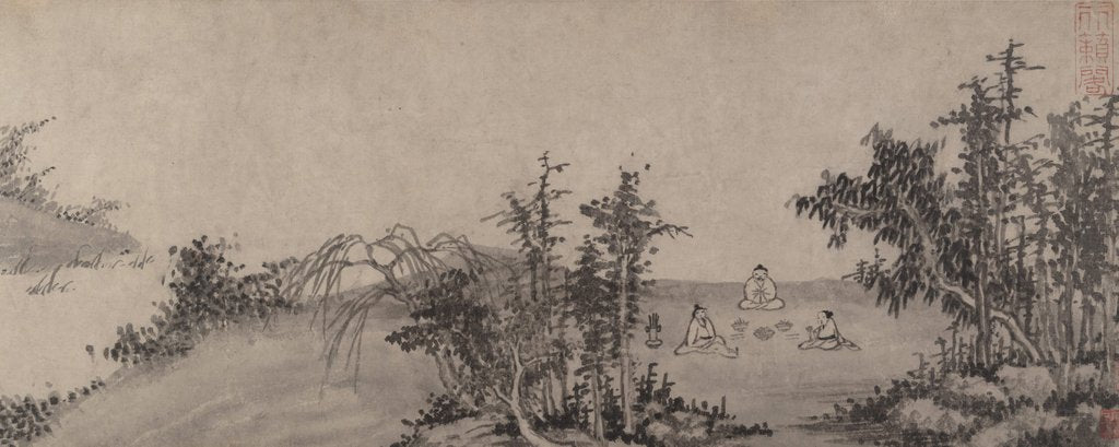 Detail of Drinking and Composing Poetry, 1485 by Yao Shou