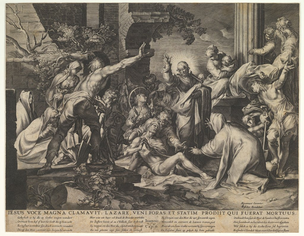 Detail of Raising of Lazarus by Vischer